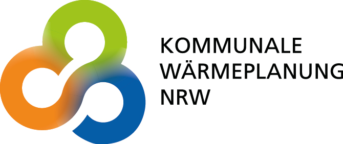 Wärmeplanung NRW Logo von GWI, sbc und Tracemaker